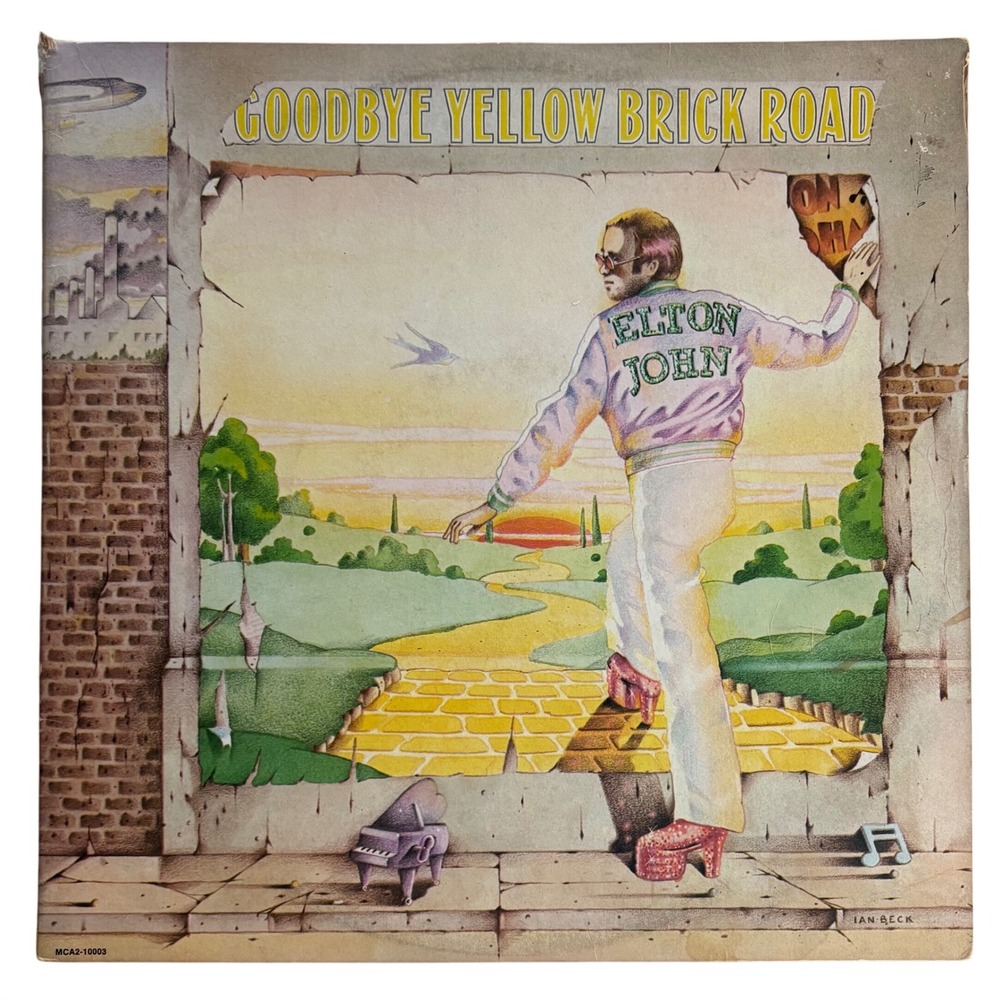Elton John Goodbye Yellow Brick Road Vinyl 2LP MCA2-10003 Gatefold Pop Rock 1973